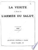 La vérité à l' égard de l' Armée du Salut