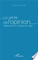 La vérité de l'opinion