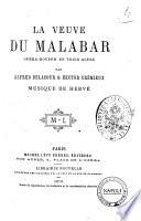 La veuve du Malabar, opera bouffe en 3 actes par Alfred Delacour (pseud.) et Hector Cremieux