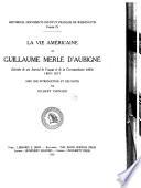 La vie américaine de Guillaume Merle d'Aubigné