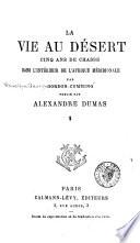 La vie au désert
