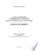 La vie d'une petite communauté d'habitants pendant le dernier siècle de l'Ancien Régime