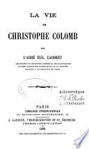 La vie de Christophe Colomb