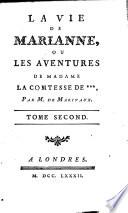 La vie de Marianne, ou les avantures de Madame la Comtesse de ***