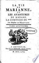 La vie de Marianne, ou Les avantures de madame la comtesse de