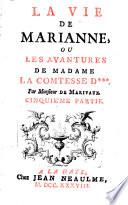 La Vie de Marianne, ou les aventures de Madame la Comtesse de ***.