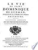 La vie de Saint Dominique de Guzman