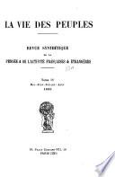 La Vie des peuples