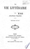 La vie littéraire