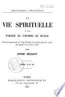 La vie spirituelle à la portée de l'homme du monde
