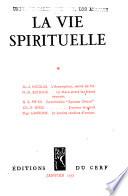 La Vie spirituelle