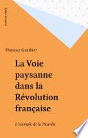 La Voie paysanne dans la Révolution française