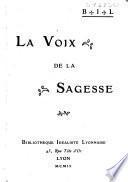 La voix de la sagesse