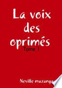 La voix des oprimŽs
