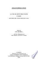 La vye de seynt Fraunceys d'Assise