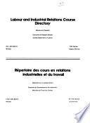 Labour and Industrial Relations Course Directory