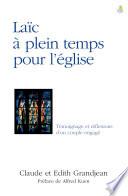 Laïc à plein temps pour l'Église