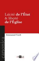Laïcité de l'État & Liberté de l'Église