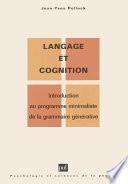 Langage et cognition