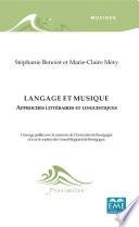 Langage et musique