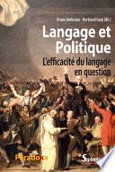 Langage et politique