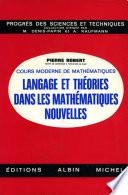 Langage et théories dans les mathématiques nouvelles