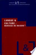 Langue et culture