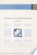 Langue et raisonnement (1)