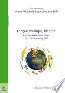 Langue, musique, identité