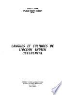 Langues et cultures de l'ocean Indien occidental