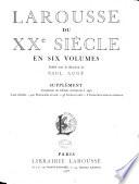 Larousse du XXe siècle