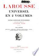 Larousse universel en 2 volumes
