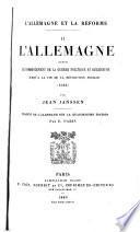 LA̕llemagne et la Réforme