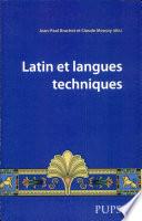 Latin et langues techniques
