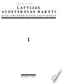 Latvijas augstskolas raksti