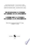 Lavorare la terra in Savoia e in Piemonte