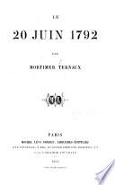 Le 20 juin 1792
