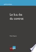 Le b.a.-ba du contrat
