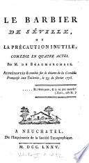 Le barbier de Séville, ou la précaution inutile
