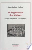 Le bégaiement des maîtres