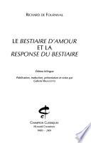 Le bestiaire d'amour et la response du bestiaire