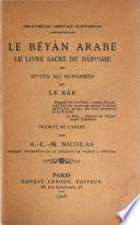 Le Béyân arabe