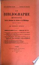 Le Bibliographe moderne