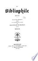 Le Bibliophile belge