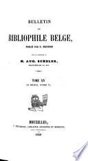 Le Bibliophile Belge