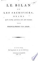 Le bilan, ou Les sacrifices
