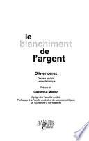 Le blanchiment de l'argent