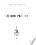 Le bon plaisir