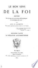 Le Bon sens de la foi
