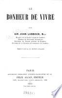 Le bonheur de vivre